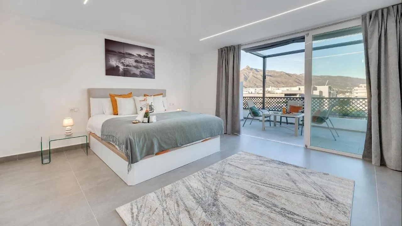 Luxury Penthouse Mountain Sea Views Puerto Banus Apartment Marbella Spain
