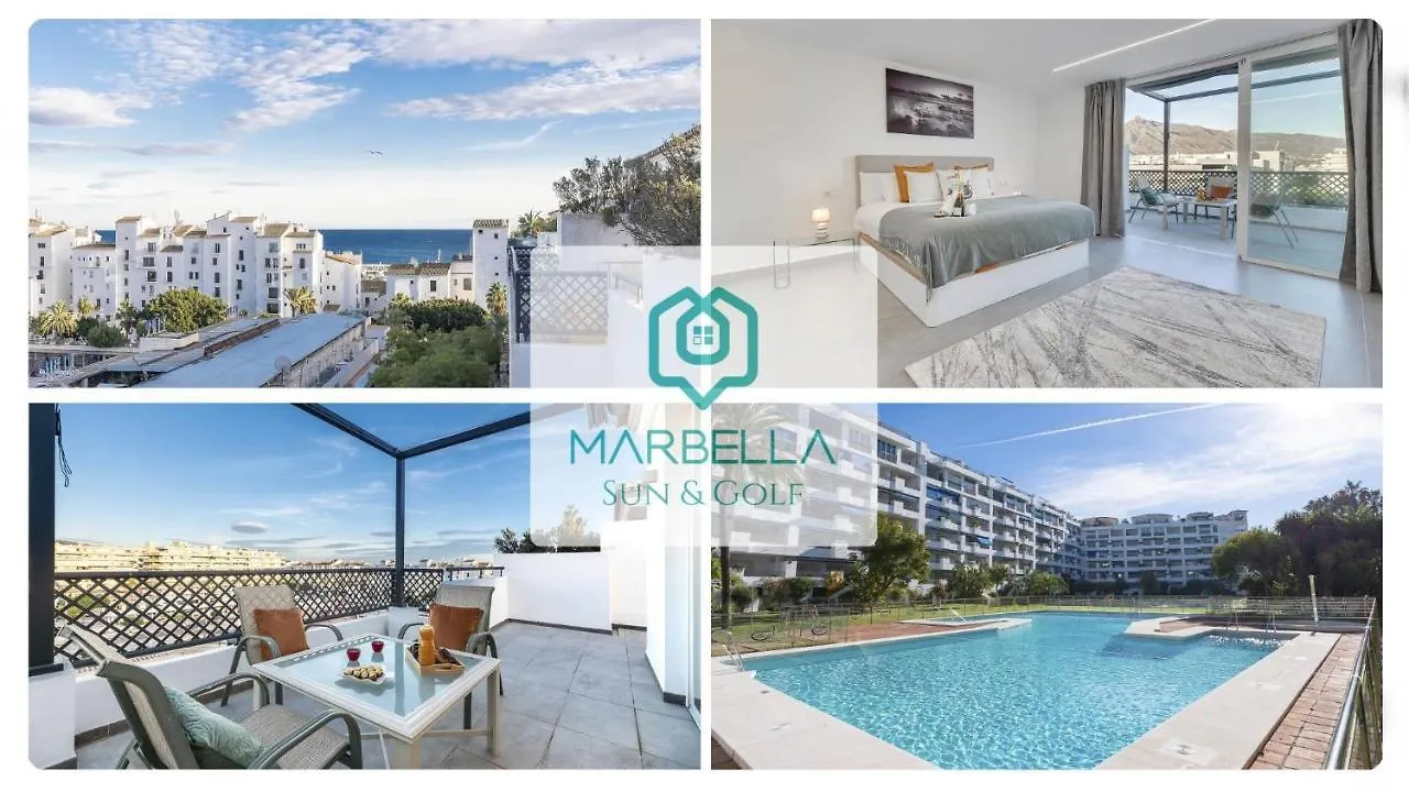 Luxury Penthouse Mountain Sea Views Puerto Banus Apartment Marbella
